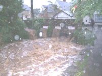 View upstream of St Mary's Brook Floods May 2008