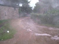 St Mary's Brook in flood - May 2008