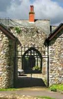 A gatehouse at the Castle