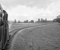 View from train en route to Hemyock, showing curves, 06/09/1963, image � Robert Darlaston, www.robertdarlaston.co.uk