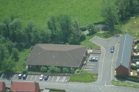 An aerial view, taken by Dave Steel