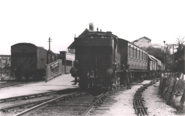 Mixed train at Hemyock station