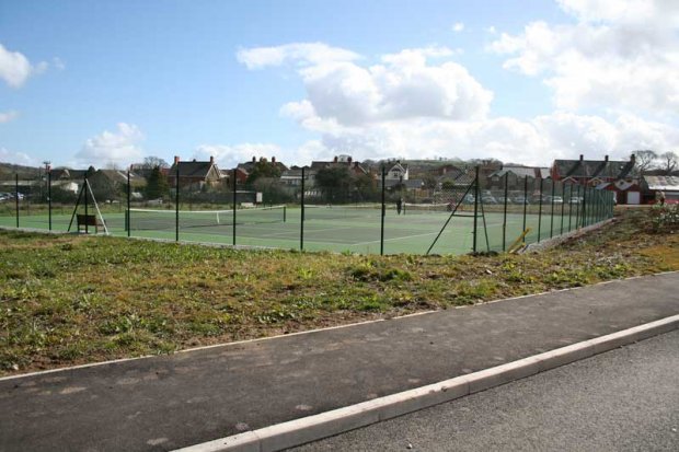 The New Tennis Courts at Longmead