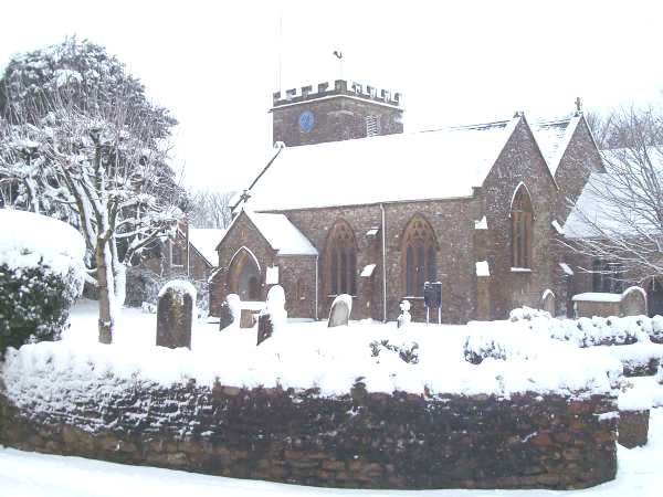 St Mary's in the snow Feb 09