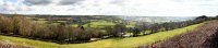 A panorama of the Ashculm valley