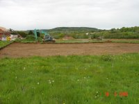 Start of construction of the Tennis Courts - May 05